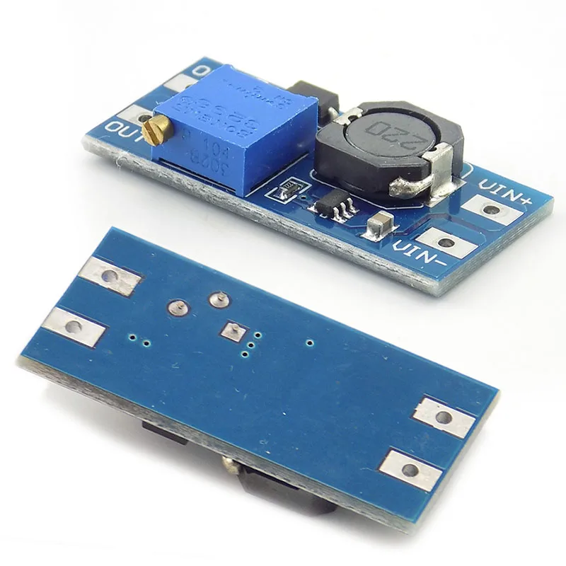 4pcs power supply DC-DC Adjustable Boost Module MAX Output 28V 2A Plate Step Up Module For MT3608 charging A6