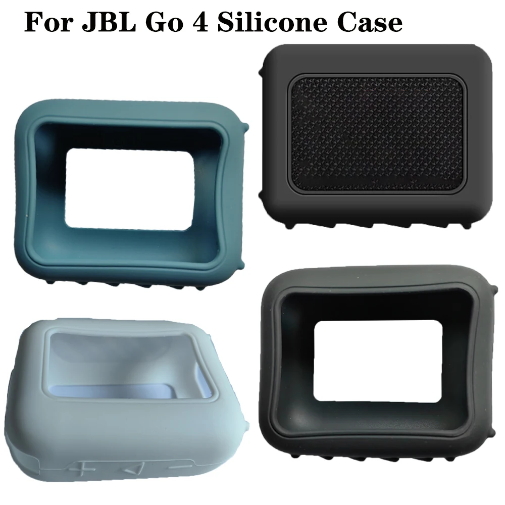 

Silicone Case Cover For JBL Go 4 Speaker Travel Carrying Case Portable Bluetooth-compatible Speaker Box Protective Cover Parts