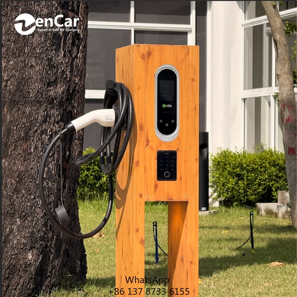 Zencar Premium TUV CB CE Certified 32A Portable EV Charging Station 3Phase 22kW EVSE Type 2 GB Plug IP66 WiFi APP With Holders