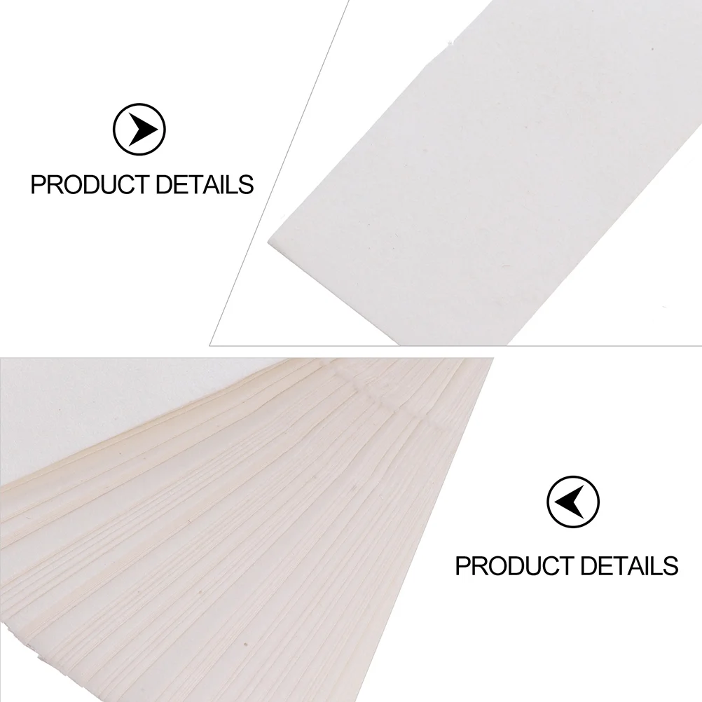 400 Sheets Rectangle Absorbent Paper Chemistry Qualitative Filter for Laboratory