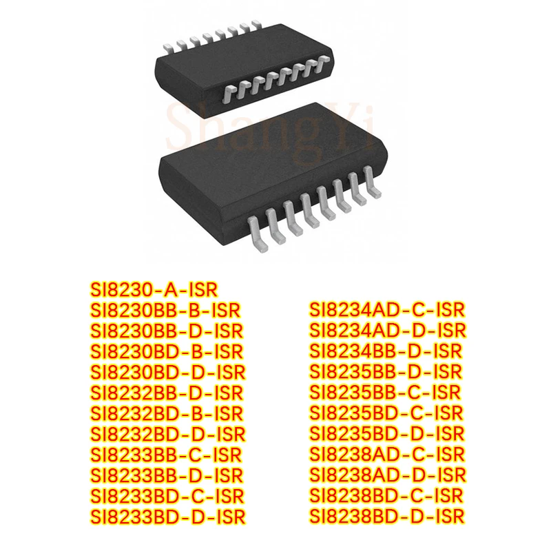 5PCS/LOT SI8230BB-B-ISR IS D 8232 BD C 8233 8234 AD 8235 8238 A SOP16