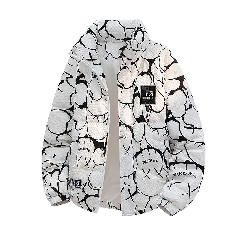 

Streetwise Down Jacket | Full-Print Design with Diamond Quilting | TPU Water-Repellent Streetwear