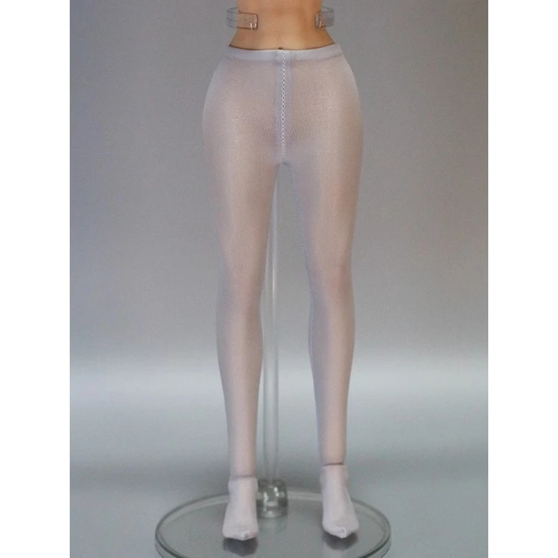 1/6 Scale Thin Ice Silk Conjoined Body Leggings Female Soldier Pantyhose Socks Model Female for 12'' Toy Action Body Accessory