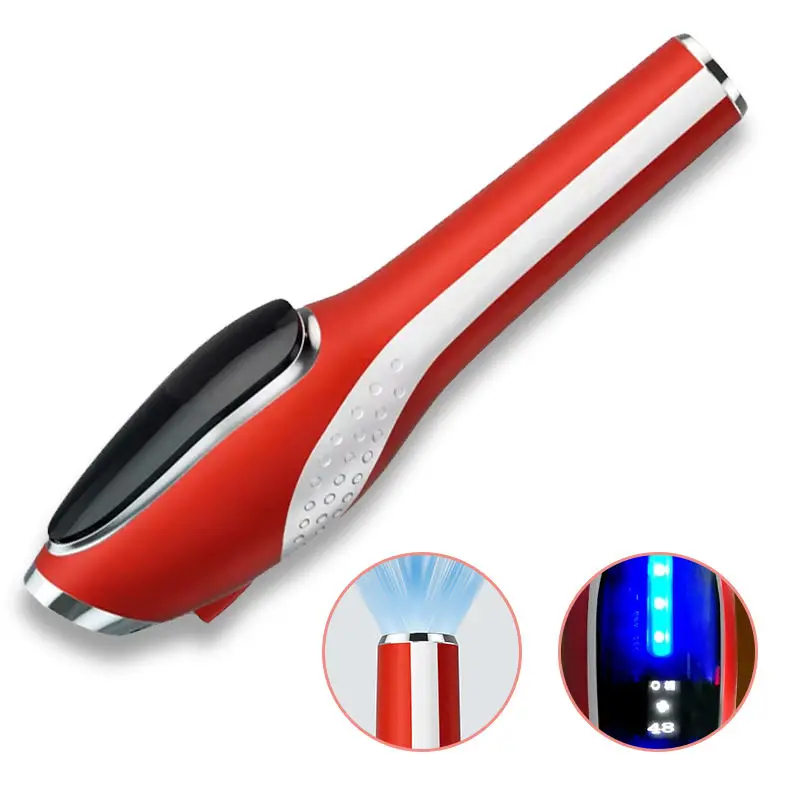 Latest Terahertz Swan Red Pro Version Iteracare Terahertz Wave Therapy Blower Terahertz Wand Massage Machine Direct Factory