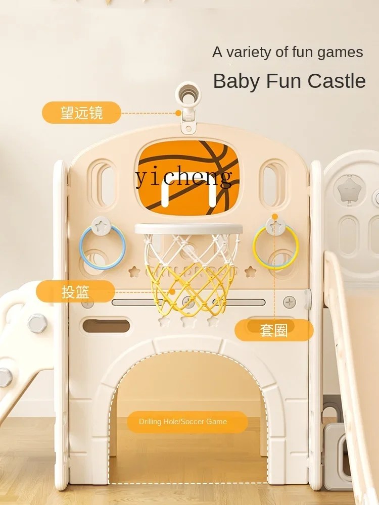 XL Slide Combinaison multifonctionnelle pour enfants et la maison, balançoire et toboggans deux en un pour bébé