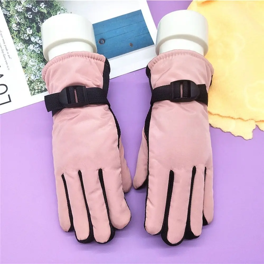 New Fashion Windproof Ski Gloves Non-slip Thicken Warm Adult Mitten Waterproof Kid Gloves Adult