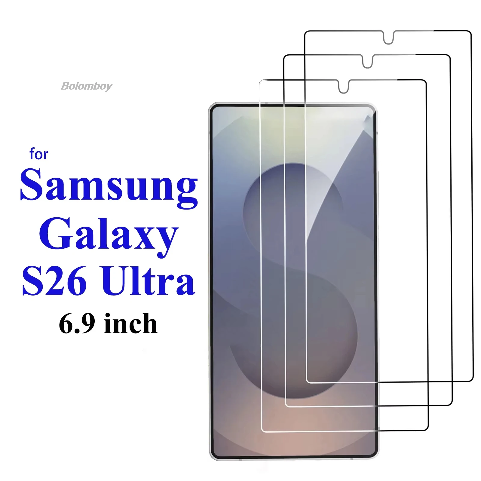 1-3Pcs Fingerprint Unlock Protective Glass For Samsung Galaxy S26 Ultra S26+ Plus S 26 S26Ultra Tempered Glass Screen Protectors