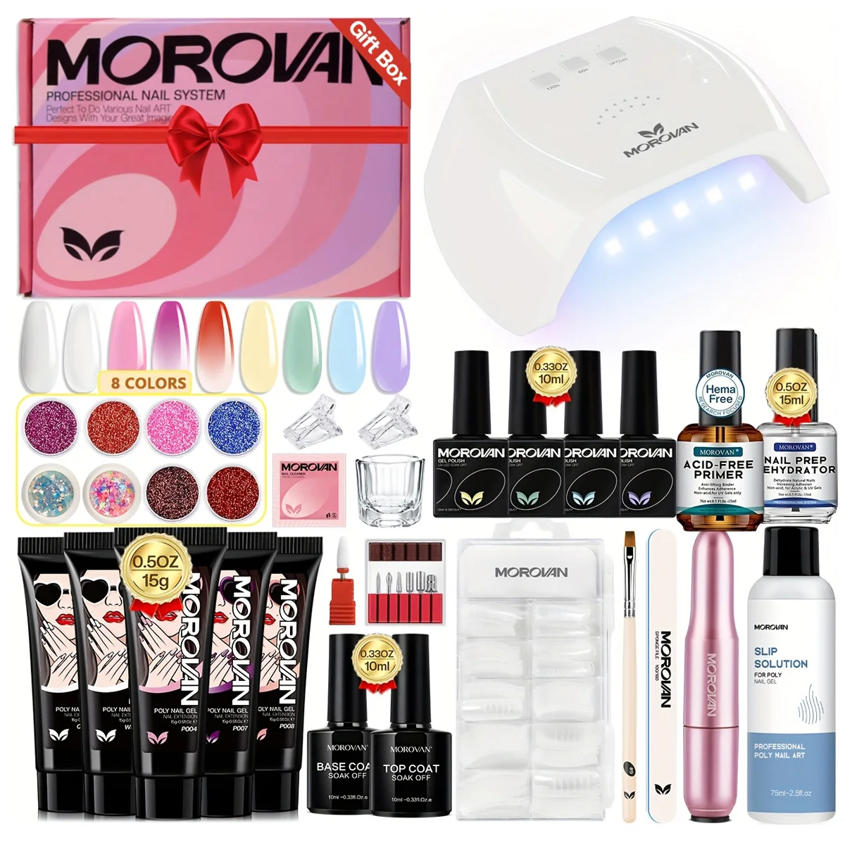 

Полный набор полигеля Morovan: рождественский подарок