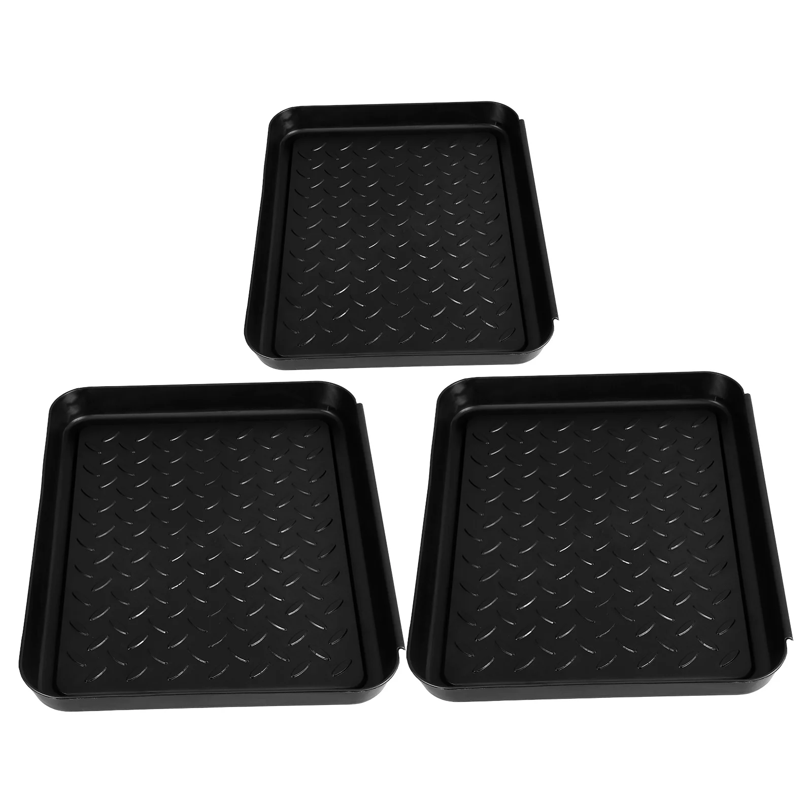 

3Pcs Shoe Tray Boot Tray for Entryway Shoe Holder Sturdy Plastic Prevents Deformation Easy to Clean Multipurpose