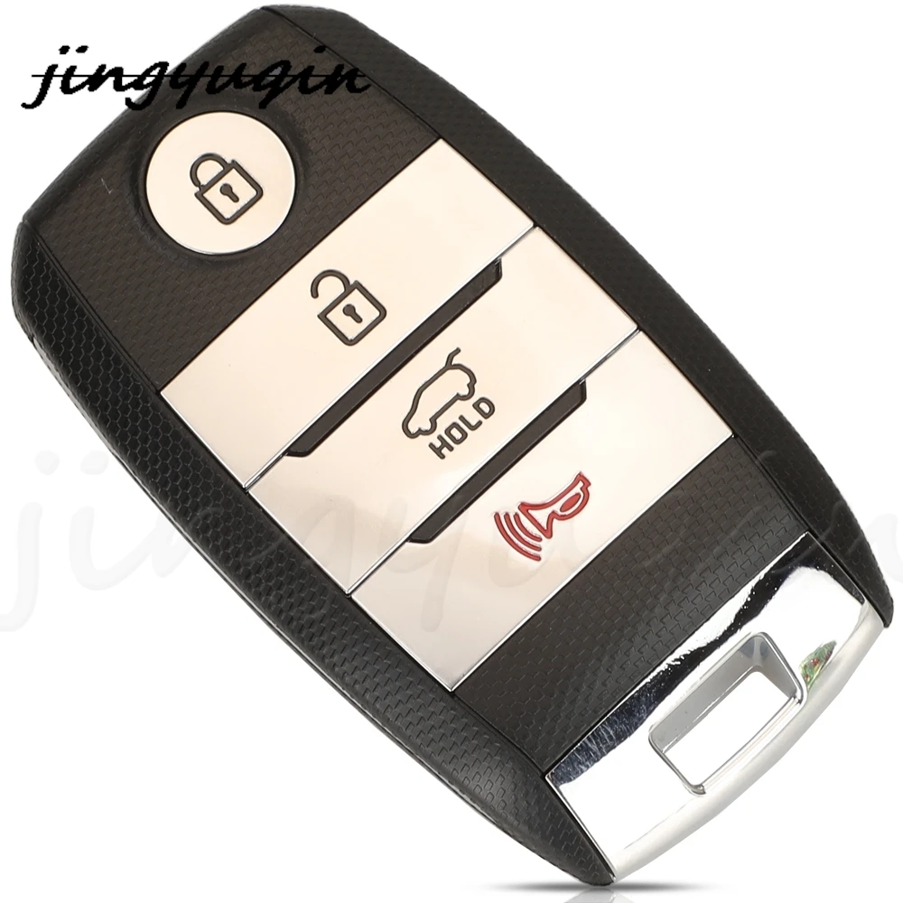 Jingyuqin 4 botones mando a distancia inteligente para coche Fob 433MHz ID47 Chip para Kia Sportage 95440-D9000/C6100
