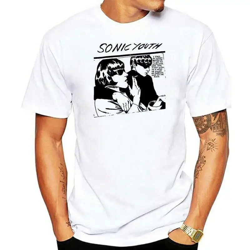 Sonic Youth Vintage Rock T Shirt Premium Cotton Tee