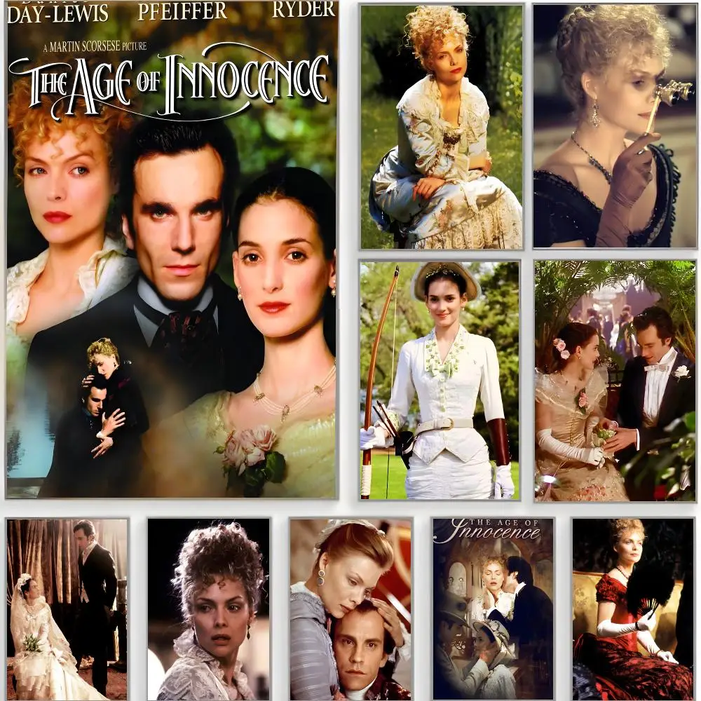 period romance t-the age of innocence Poster Classic Wall Art  Home Decor  Peel and Stick Unframed