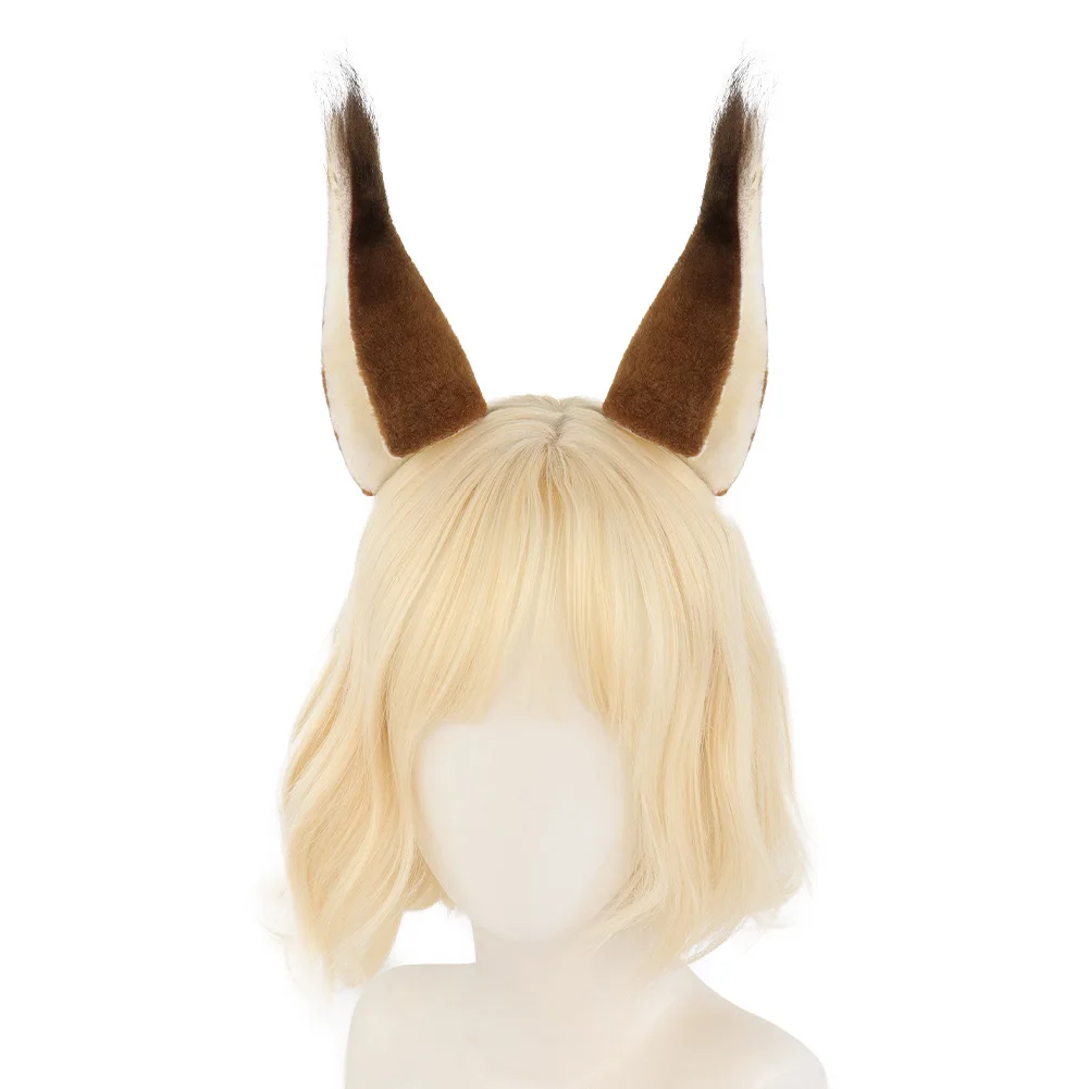 Brązowe Uszy Wiewiórki Pluszowa Obręcz do Włosów Dziewczęce Akcesoria do Kostiumu Cosplay Halloween Party Przebranie Rekwizyty Comic Con Role Play Nakrycie Głowy