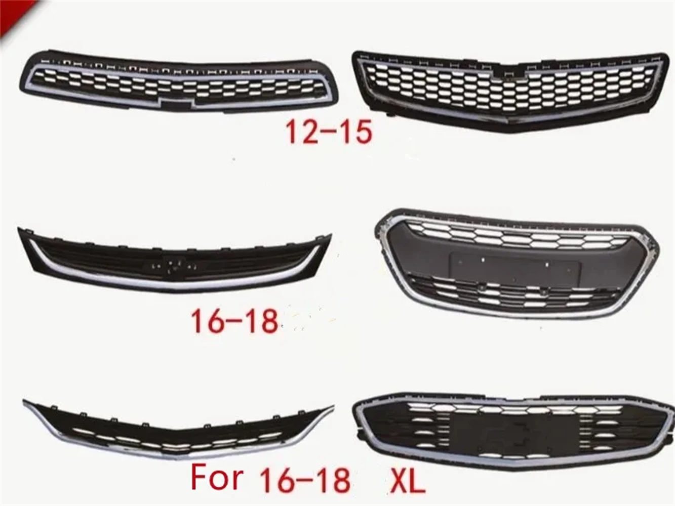 

Front Bumper Grill Grille for Chevrolet Malibu 2012-2018 car accessories автомобильные товары