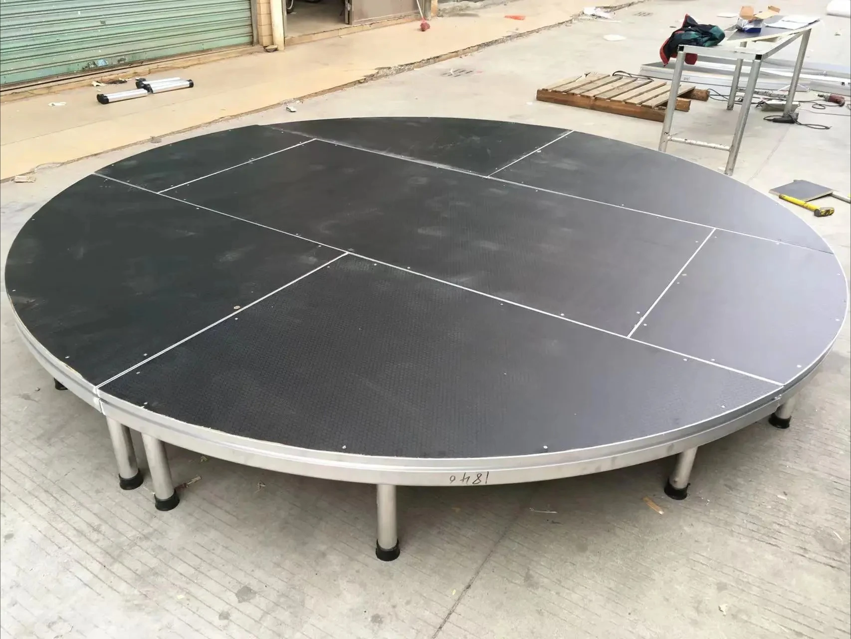 Used Truss Stage Aluminum Round Portable Platform Stage