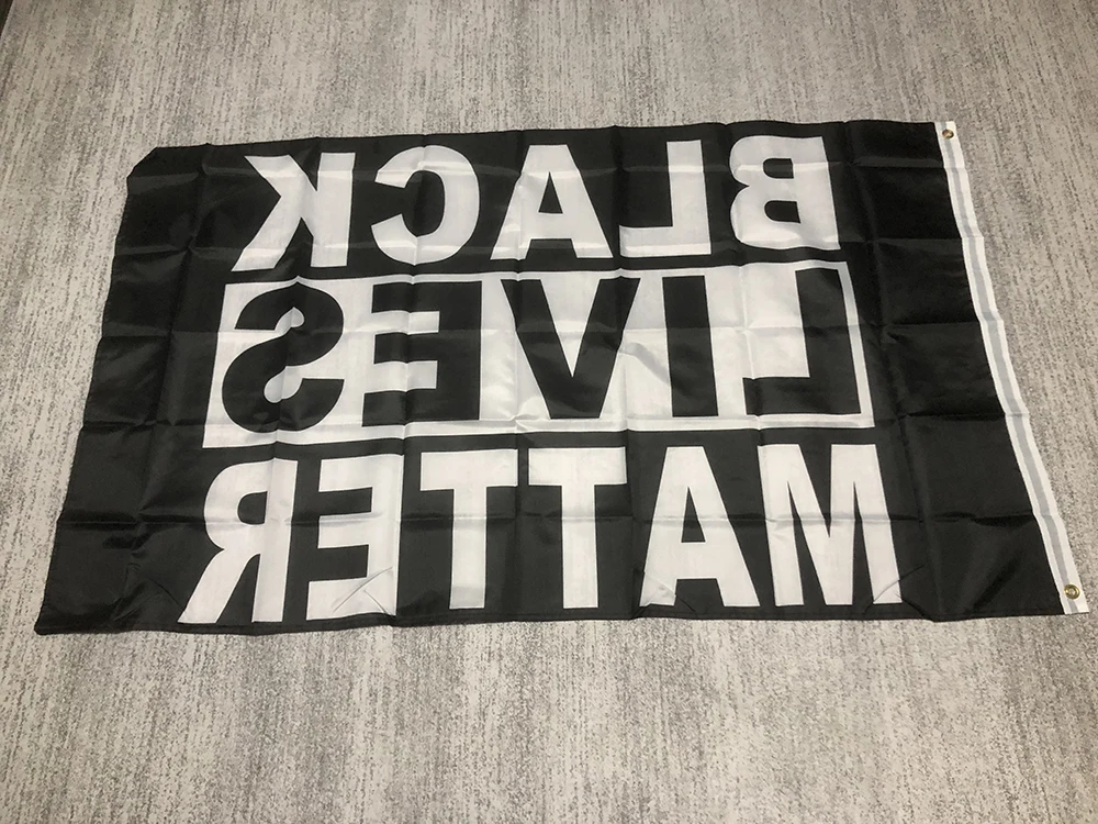 Superonezxz flag BLM FLAG 90x150cm US Flag Black Lives Matter Flag BLM Peace Protest Outdoor polyester hanging Banner