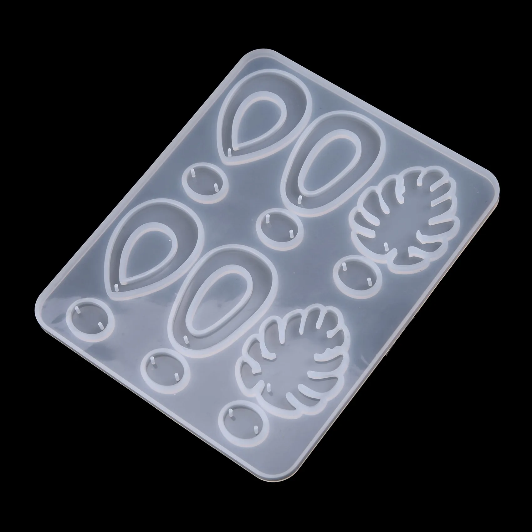 J1UL1N Resin Molds,Earring Epoxy Resin Molds, Bohemian Drop Dangle Resin Earring Molds,Earring Molds For Jewelry Silicone Molds