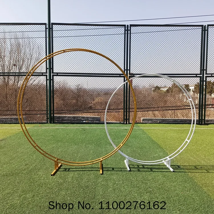 

Новый железный уличный круг, свадебная арка, вечерние, свадебный фон, арка, двойное круглое кольцо, железная арка, украшение