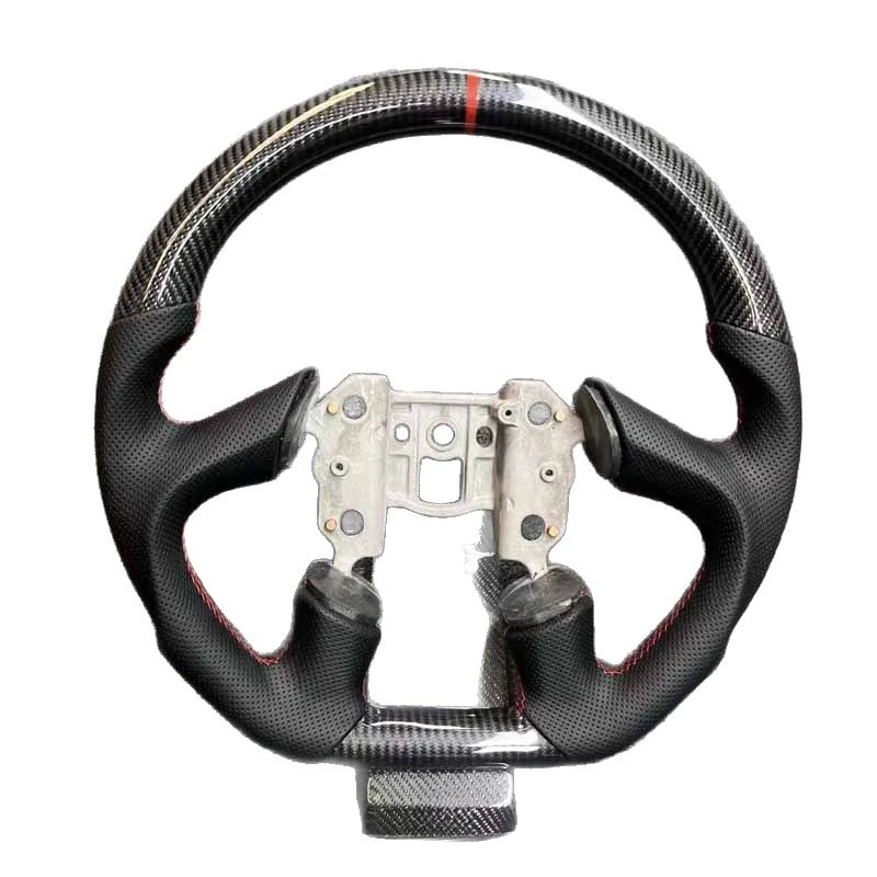 For Corvette C6 Four-Spoke Carbon Fiber Steering Wheel Modification