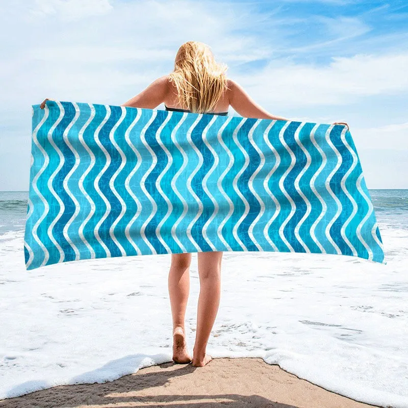 

Women Kid Man New Microfiber Blanket 2024 Quick Drying Beach Towels 75x150 in Printing Towel Super Absorbent Pool Towel Blanket