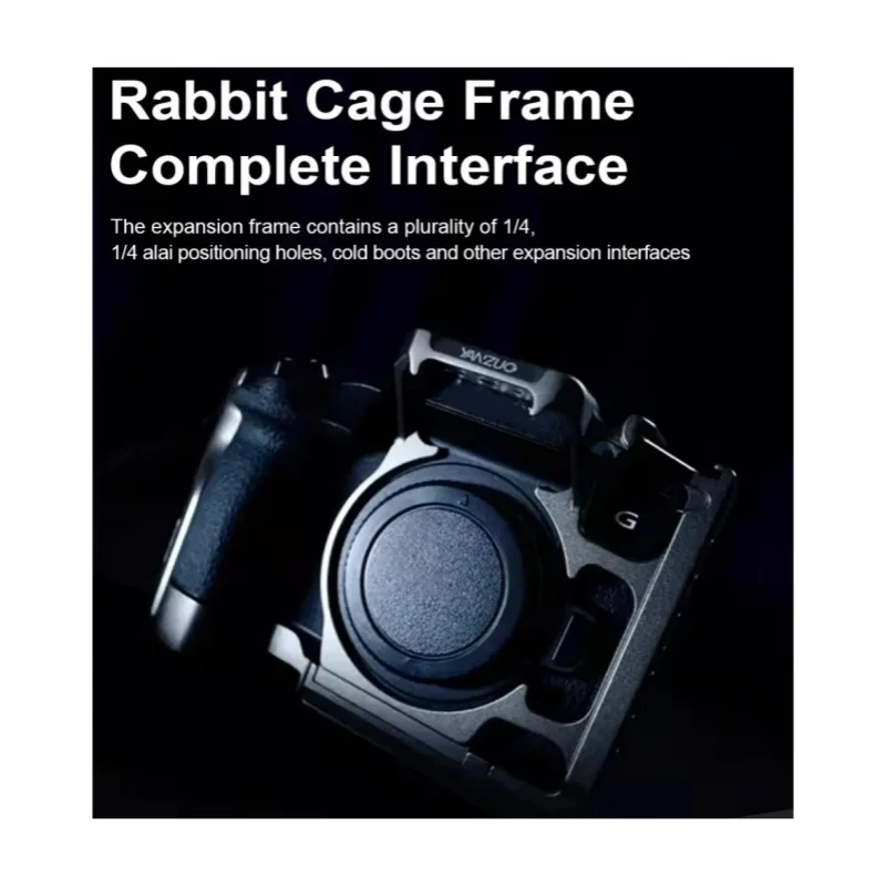 YANZUO Aluminum alloy Cage Camera Cage For Panasonic LUMIX G95 G95D G97 Camera G95 Expansion Metal Frame - Image 4