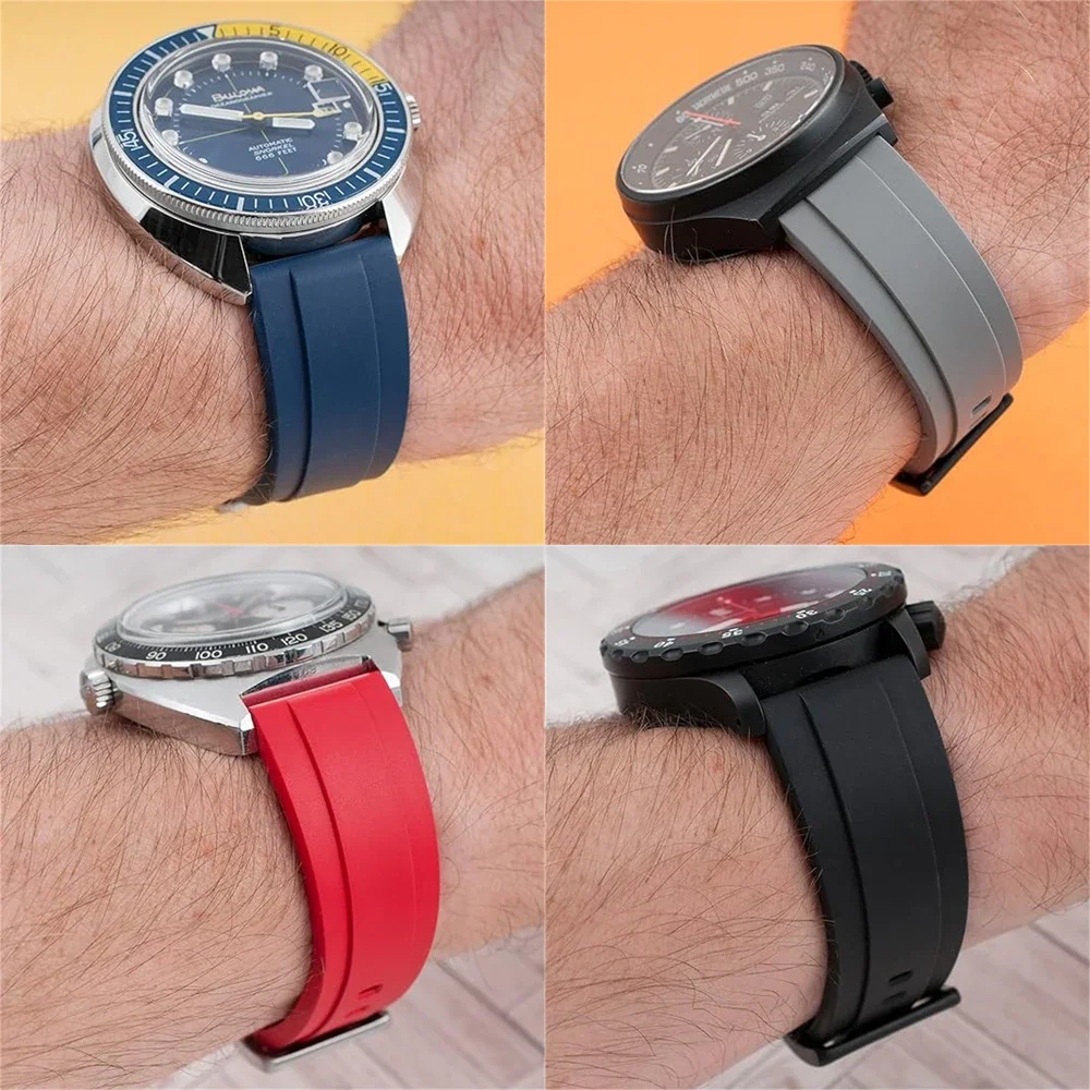 20mm 22mm Silicone Strap For HUAWEI WATCH Silicone Band GT 5 4 46mm Watch 4 Pro GT 3 2 Pro Sports Wristbands Breathable Bracelet