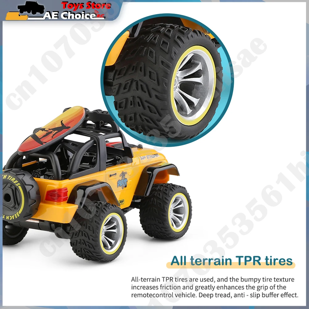 WLtoys 322221 1/32 Mini Rc Car 2.4G Remote Control LED Light 2WD Truck Off-Road Climbing 1:32 MiniRC Truck Toy Gift for Kid