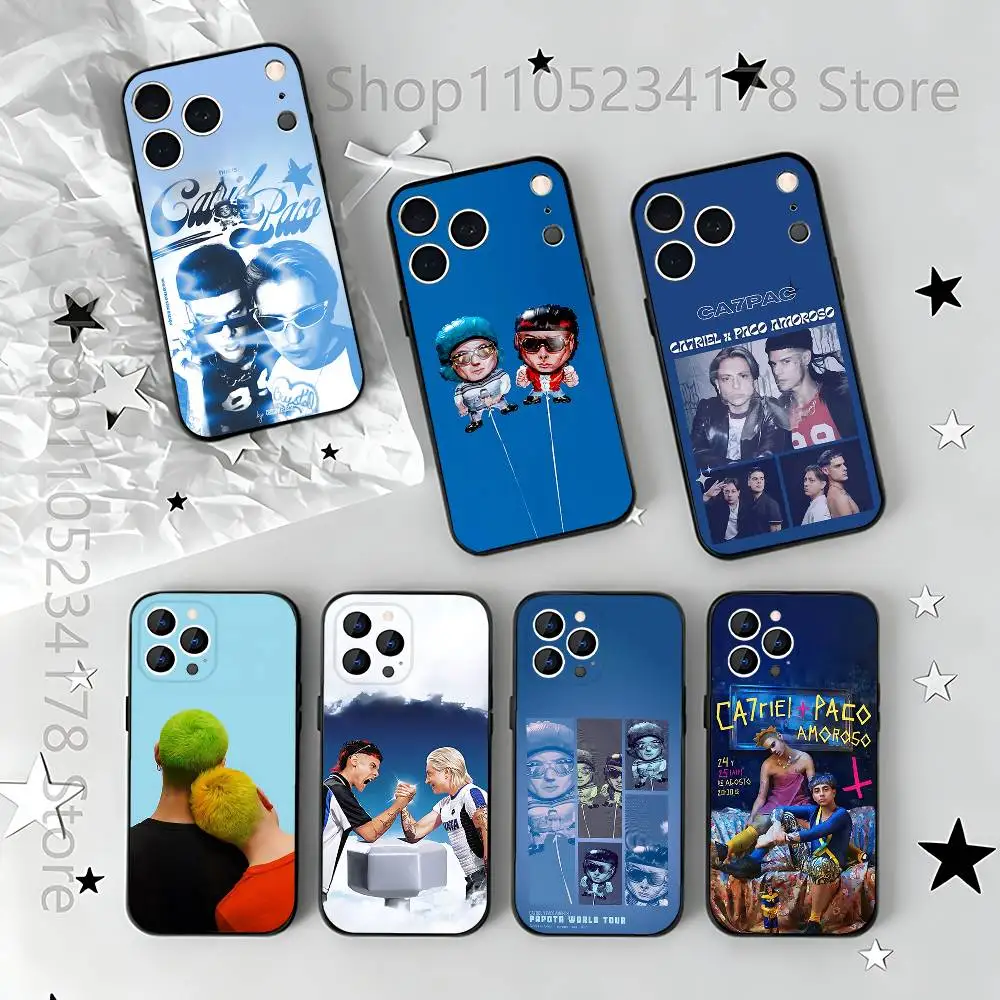 

Paco Amoroso Ca7rie Phone Case For iPhone 17,16,15,14,13,12,11,Pro,Max,Plus,E,Air,Mini Protective Black Cover
