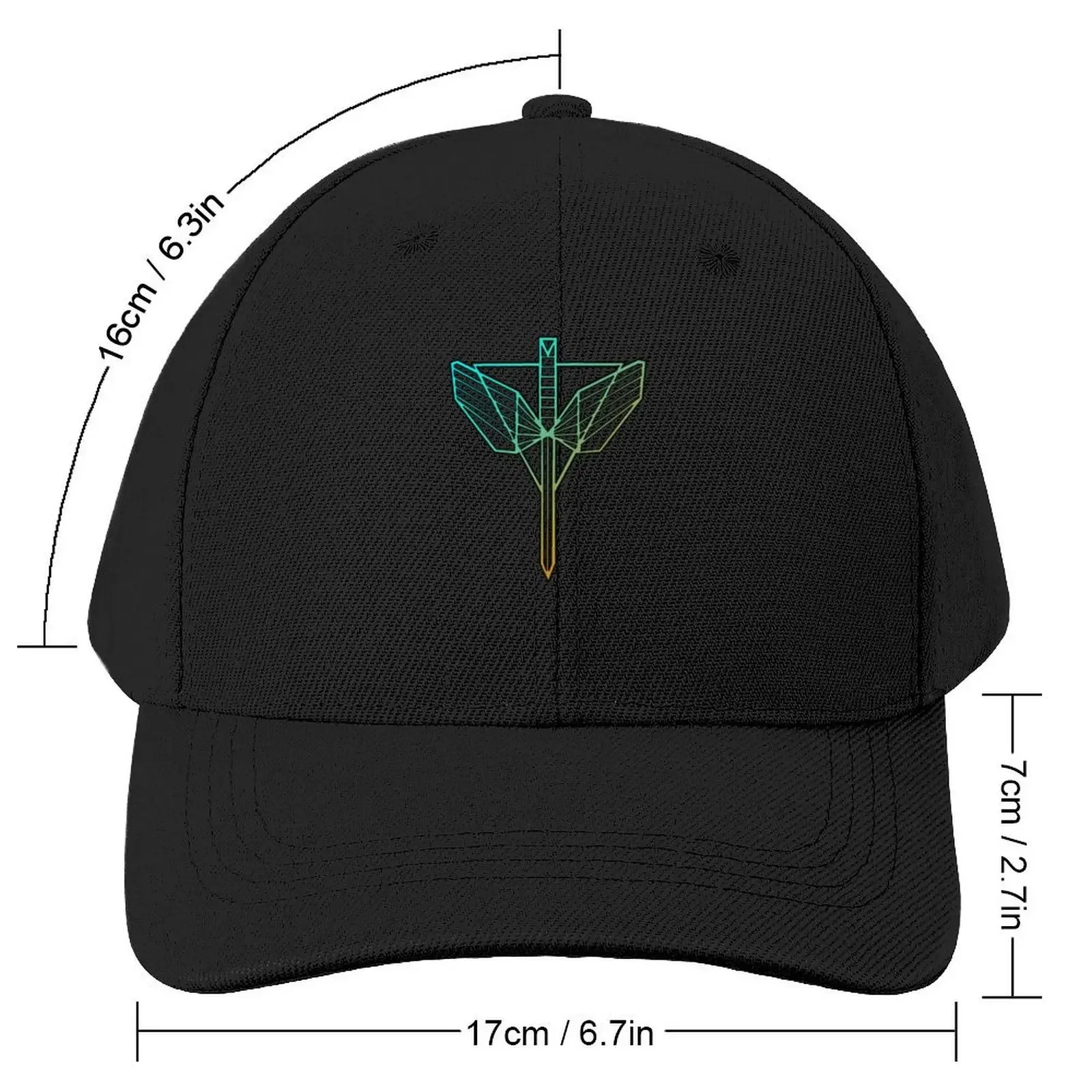 Ghost River Triangle Guardians Symbol Baseball Cap birthday Sunhat Icon summer hat Women's Beach Men's