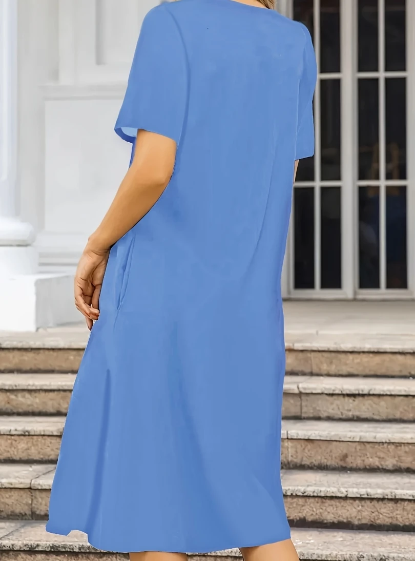 Plus Size Fashion Elegant Women Dress Loose Casual Dress Women Dress New Temperament