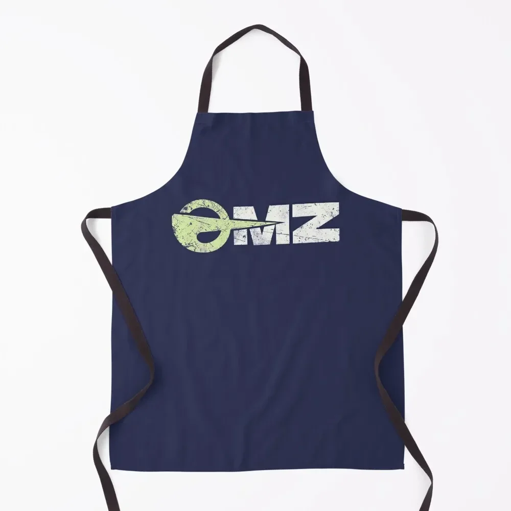 

OMZ MZ Vintage German Motorcycle Apron Woman Work Men's Kitchen Kitchen Utensils professional kitchen Apron