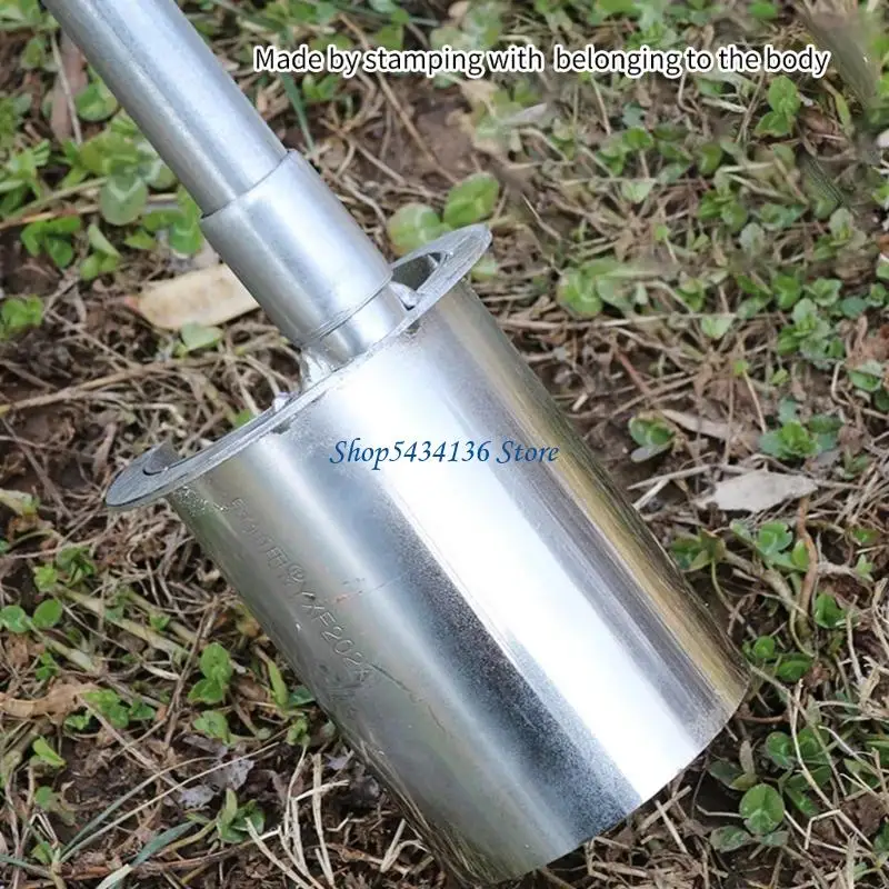 H7ED & Bulb Planter Tool Heavy Duty Gardening Implement for Flower Beds and Vegetable Gardens