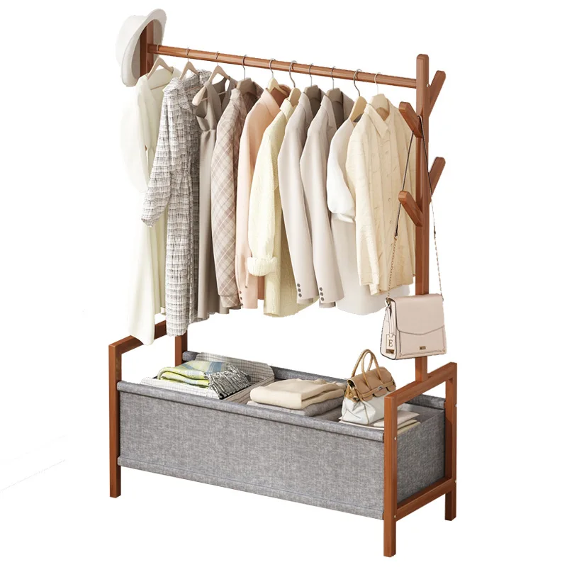 

Light luxury coat rack, living room home multi-layer storage rack, modern simple bedroom floor-to-ceiling