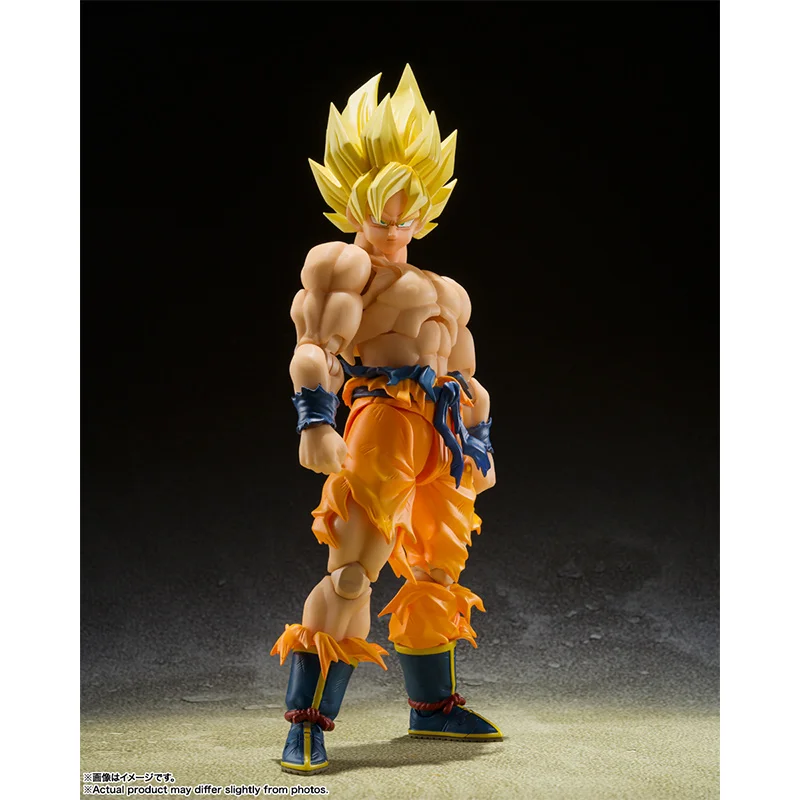 Bandai S.H.Figuarts Super Saiyan Son Goku Legendary Super Saiyan Dragon Ball Z 16Cm Original Action Figure Model Children's Toy