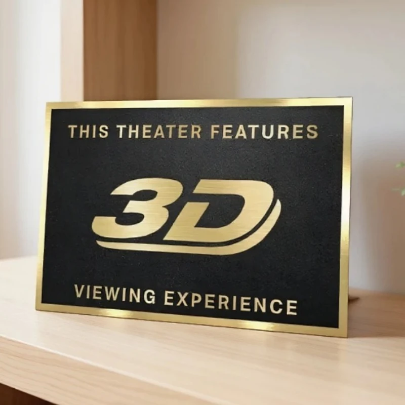 Vintage Style Home Movie Theater Sign Retro Cinema Decor Wall Art for Media Room Home Theater Cinema Room Decoration