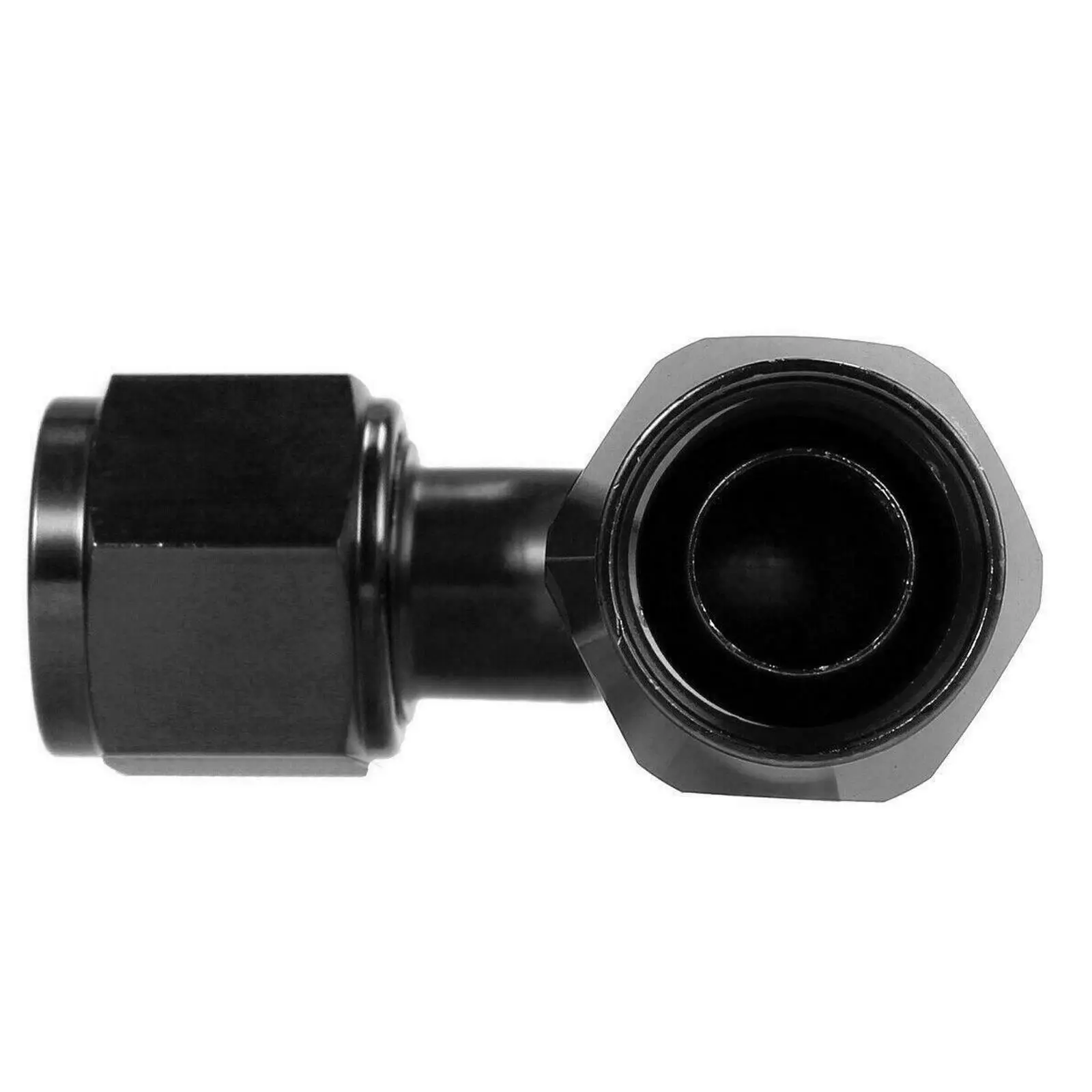 For An -6 An6 (6an Jic) 90 Degree Fastflow Stealth Black Hose Fitting Automobiles Parts Accessories