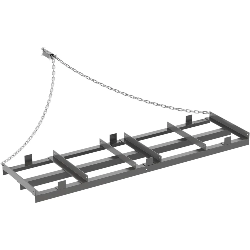 6피트 헤비듀티 드래그 해로우 (ATV, 트랙터, UTV용) - 체인 링크가 있는 드라이브웨이 그레이더, 조경 작업용 견인식