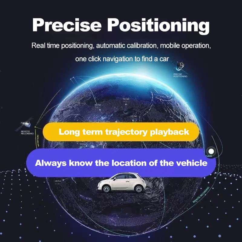 GPS locator 4G vehicle tracking instrument mobile phone anti-theft recording location vehicle tracking artifact J