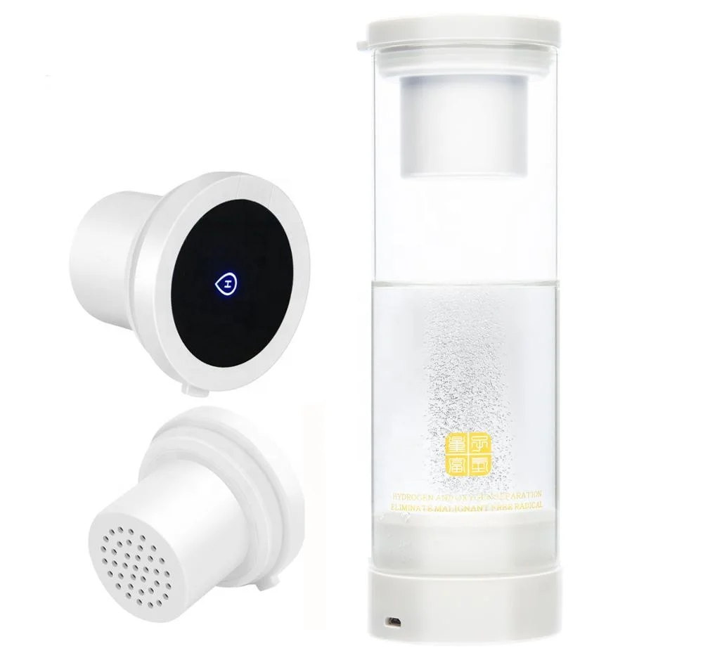 

Hot New Low Frequency Quantum Resonance Magnetic Water Activator + Hydrogen Water Bottles for Household Office Gift Presents