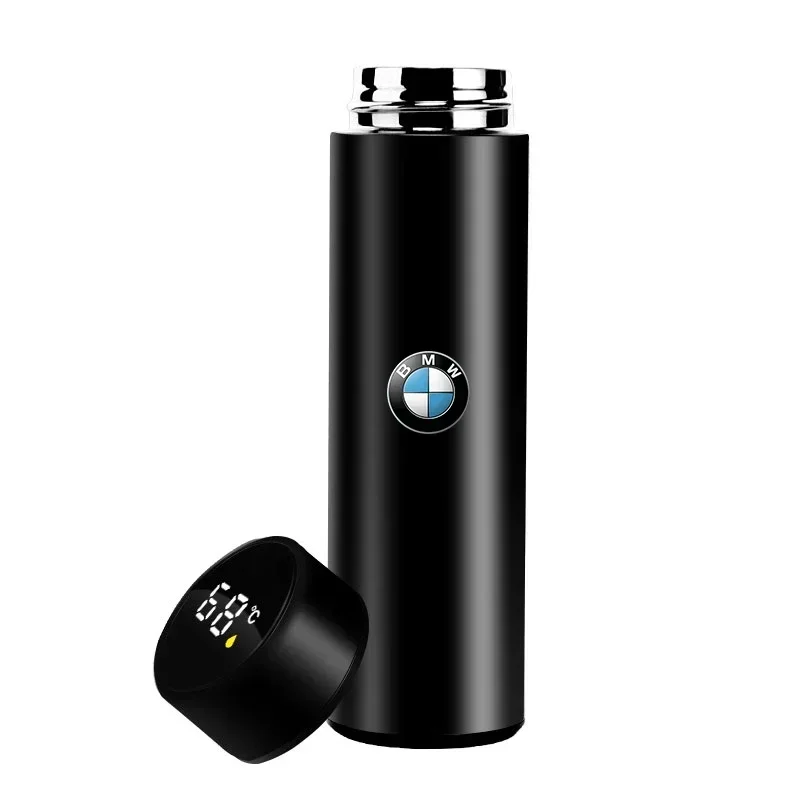 Car Smart Thermos Bottle With Temperature Display Coffee Cup For BMW F20 F40 F22 F30 E90 F32 F10 F06 F07 F46 M3 M4 M5 E60 Z4 G20