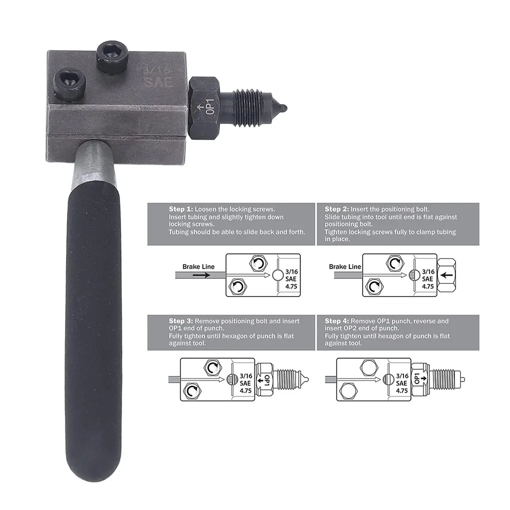 Professional Double Flaring Tools For Automotive Brake Lines Quick And Easy Operation Easy