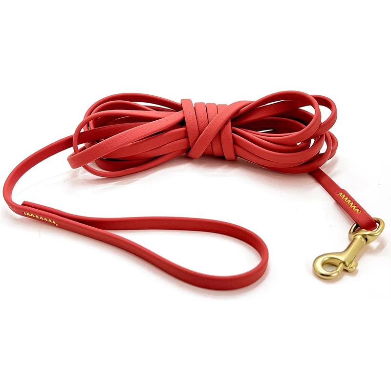 Training3M 6M 9M Dog Leash Long PVC Pet Leashes Easy To Clean Rope Waterproof Training Leash For Large Medium Small Dogs