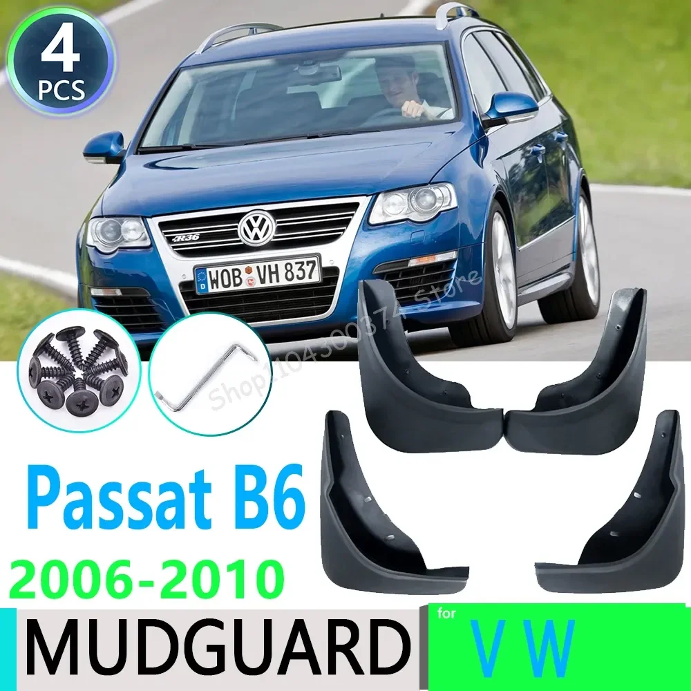 

For VW Volkswagen Passat B6 3C 2006 2007 2008 2009 2010 Fender Mudguard Mud Flaps Guard Splash Flap Mudguards Car Accessories