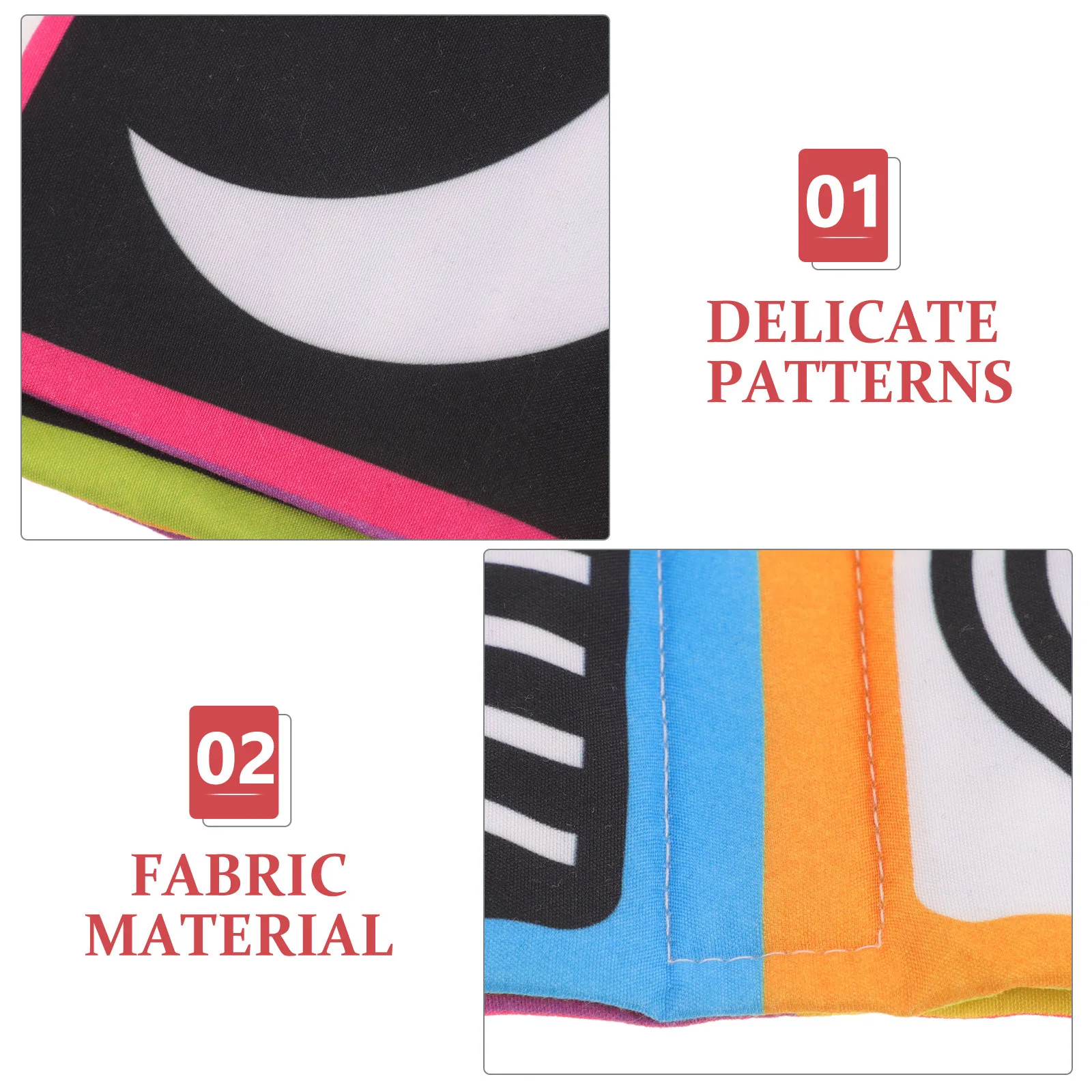 مجموعة واحدة من كتاب القماش للأطفال الصغار، كتاب قماشي تعليمي ناعم للتطوير المبكر، تحفيز بصري، تعلم الرضع المعرفي #3