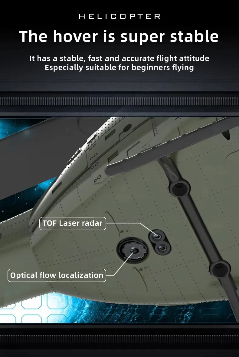 

Бесколлекторный радиоуправляемый вертолет Flybarless RTF с 6-осевым гироскопом, функцией 3D-переворота одним нажатием, оптическим позиционированием, вертолет UH1, игрушка для детей и взрослых