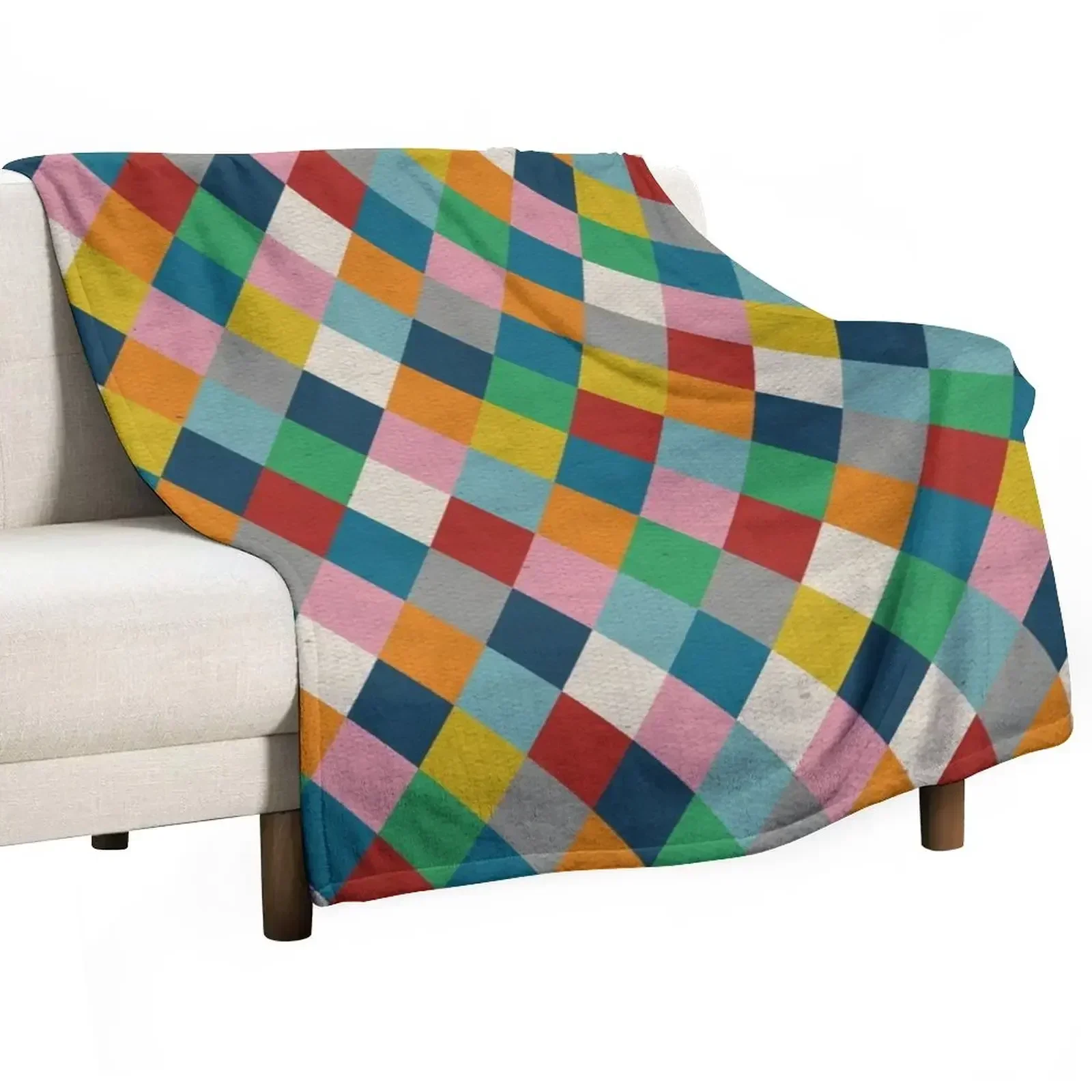 

Harlequin Throw Blanket Furrys Plaid on the sofa Blankets