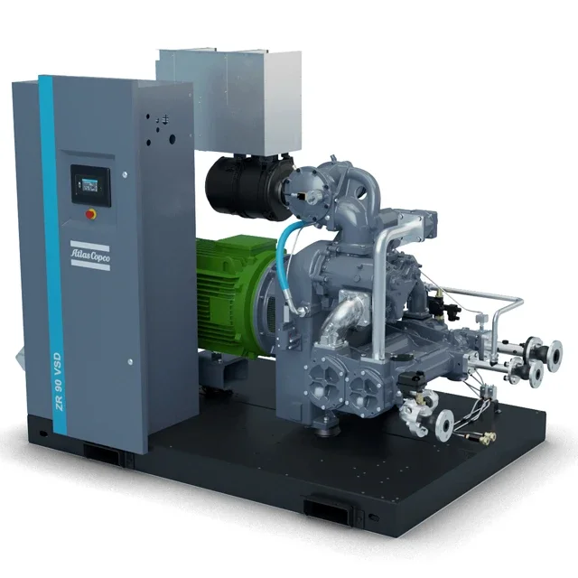100% Oil Free  Atlas Copco Screw air Compressor for Sale
