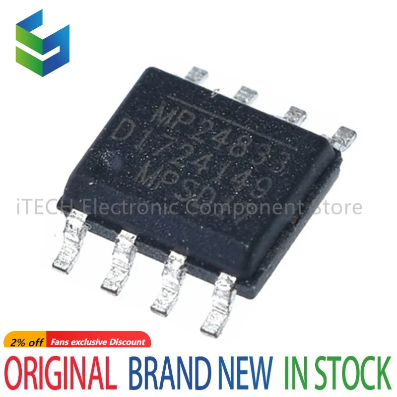 

5pcs/lot MP24833GN-LF-Z SOP-8 MP24833-A MP24833 In Stock