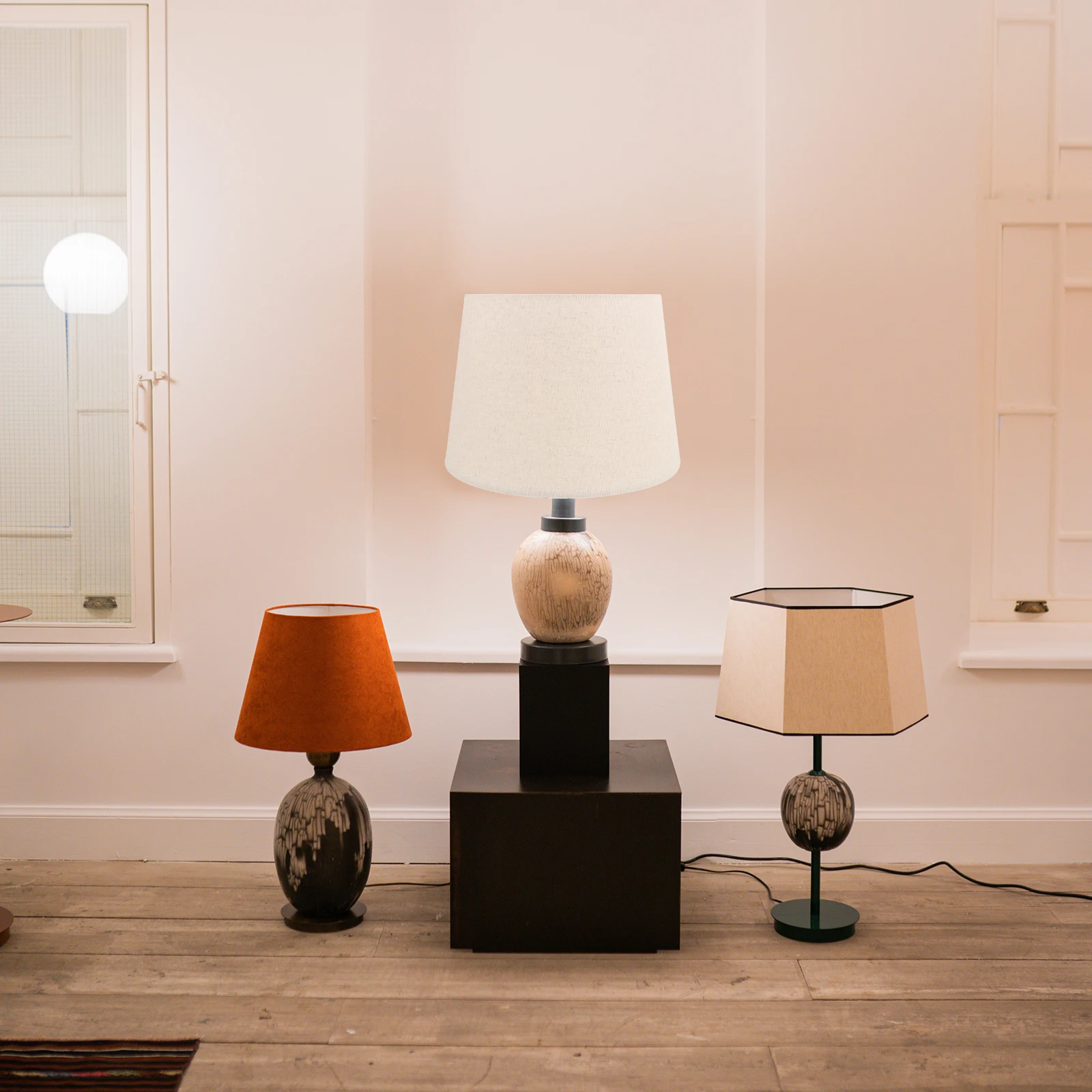

Chinese Rustic Lampshade E27 E14 Adjustable Bedside Table Floor Light Shades Vintage Decor Chandelier Cover Bedroom Living Room