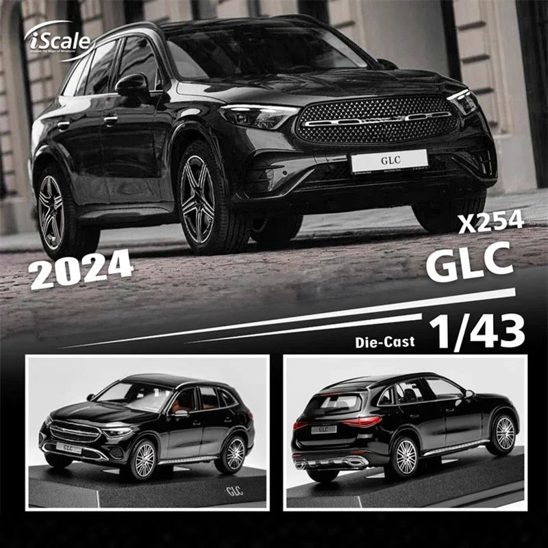 IScale 1/43 für GLC C254 X254 SUV Offroad-Legierungsautomodell, Geschenkornament